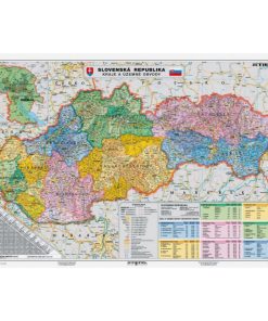 Mapa Slovensko-Kraje a územné obvody
