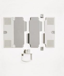 Stredové vložky na rozšírenie podložky nosiča telefónu sivé