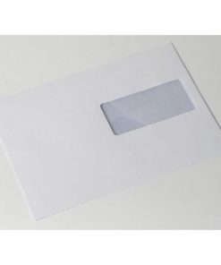 Poštové obálky C5 ELCO s páskou, okienko vpravo, 500 ks