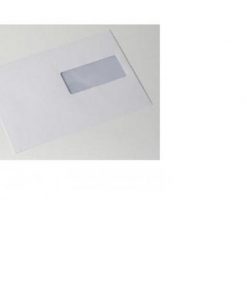 Poštové obálky C5 ELCO s páskou, okienko vpravo, 100 ks