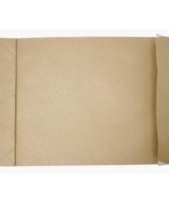 Taška B4 s X dnom a odtrhávacou páskou 250 x 354 mm hnedá 130g