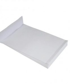 Taška B4 s X dnom a odtrhávacou páskou 250 x 354 mm biela 140g