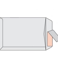 Poštové obálky B4 s páskou, biele, 250ks 90g