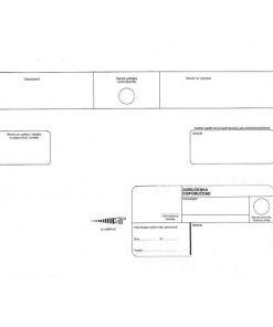 Poštové obálky C4 s páskou, doručenka, 250 ks