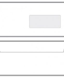 Poštové obálky DL s páskou, okienko, potlač 1000 ks 80g