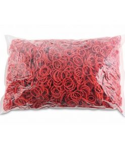 Gumičky Office Products 20mm 1kg červené