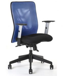 Kancelárska stolička CALYPSO/Mauritia SY modrá