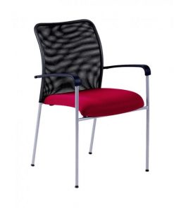 Rokovacia stolička TRITON Net vínová