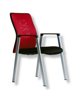 Rokovacia stolička CALYPSO MEETING červená