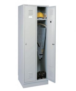 Kovová skriňa šatníková SS 30-2 sivá