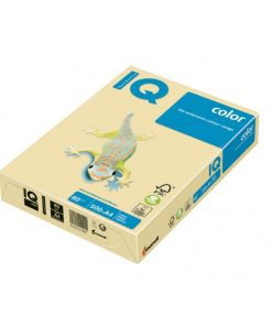 Farebný papier IQ color žltá pastelová YE23, A4, 80g