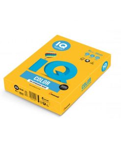 Farebný papier IQ color slnečne žltý SY40, A4, 80g