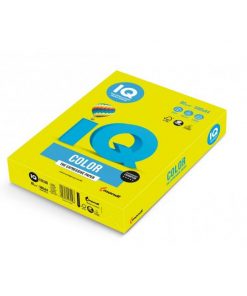 Farebný papier IQ color neónovo žltý NEOGB, A4, 80g