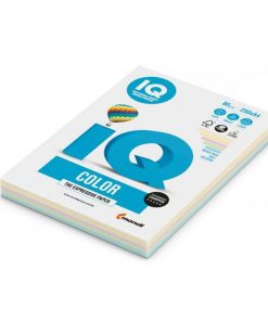 Farebný papier IQ color 5x20 mix pastelové farby, A4, 160g