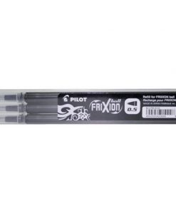 Náhradná náplň do gumovacieho rollera PILOT Frixion 0,5 mm čierna, 3 ks