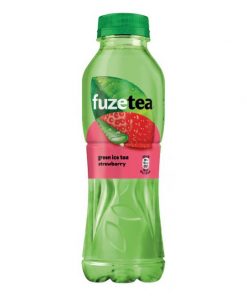 Zelený ľadový čaj FUZETEA Aloe vera a jahoda 12 x 0,5 ℓ