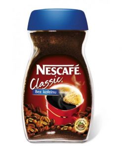 Káva NESCAFÉ CLASSIC bez kofeínu instantná 100 g