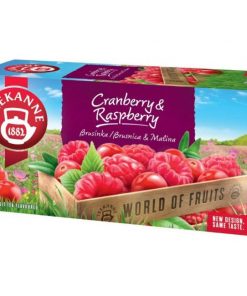 Čaj TEEKANNE ovocný HB Cranberry & Raspbery HB 20 x 2,25g