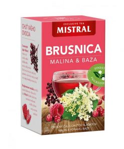 Čaj MISTRAL ovocný HB Brusnica, malina a baza čierna 40 g