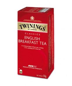 Čaj Twinings čierny English Breakfast HB 25 x 2g