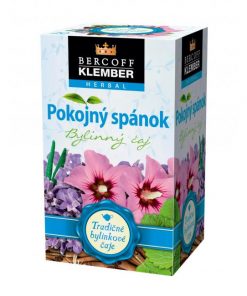 Čaj Bercoff Klember bylinný Pokojný spánok s vitamínom B6 HB 30 g