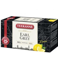 Čaj TEEKANNE čierny Earl Grey Lemon s vitaminom C HB 20 x 1,65g
