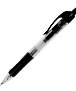 Guľôčkové pero Q-CONNECT klikacie čierne