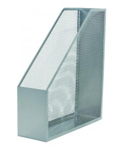 Drôtený stojan na časopisy 90x295x258mm strieborný