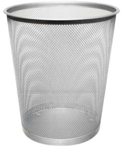 Drôtený kôš 19 ℓ strieborný