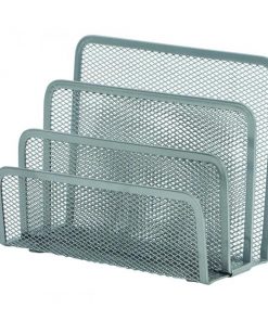 Drôtený stojan na listy 170x135x83mm strieborný