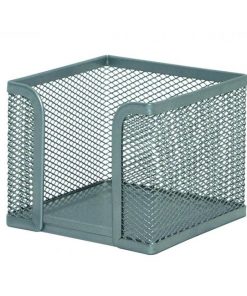 Drôtený stojan na blok ’kocka’ 95x80x95mm strieborný