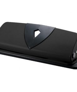 Štvordierovačka Q-CONNECT na 16 listov čierna