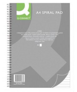 Blok College Q-CONNECT A4, 80 listov, linajkový