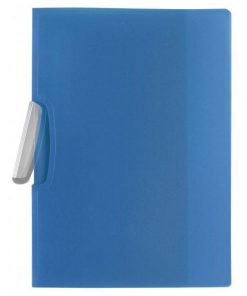 Obal s klipom plastovým Q-CONNECT KF01234 modrý