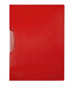 Obal s klipom plastovým Q-CONNECT červený