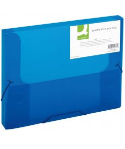 Plastový box s gumičkou Q-CONNECT modrý