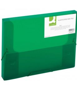 Plastový box s gumičkou Q-CONNECT zelený