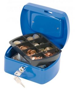 Pokladnička Q-CONNECT 155x75x120mm modrá