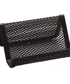 Drôtený stojan na vizitky 95x75x45mm čierny