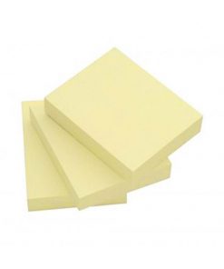 Samolepiaci bloček Q-CONNECT žltý 38x51mm 3x100 l