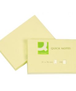 Samolepiaci bloček Q-CONNECT žltý 51 x76mm