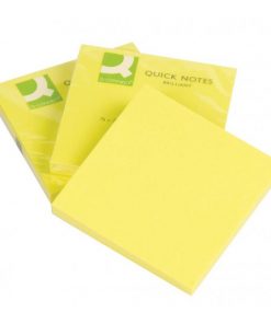 Samolepiaci bloček Q-CONNECT žltý 76x76 mm