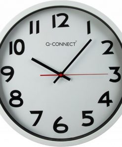 Nástenné hodiny Q-CONNECT 35cm biele