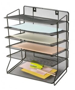 Drôtený stojan Q-CONNECT so 6 odkladačmi