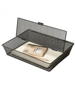 Drôtený priečinok na dokumenty s vekom Q-CONNECT A4 čierny