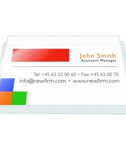 Samolepiace vrecko vizitkové s otvorom zhora Q-CONNECT 56x93mm 100ks