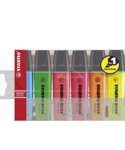 Sada zvýrazňovačov STABILO BOSS ORIGINAL 6S