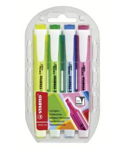 Sada zvýrazňovačov STABILO SWING cool 4S