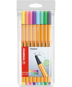 Sada linerov STABILO point 88 pastel/8S