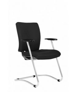 Konferenčná stolička Gala čierna D2